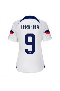 forente stater Jesus Ferreira #9 Fotballdrakt Hjemme Klær Dame VM 2022 Korte ermer